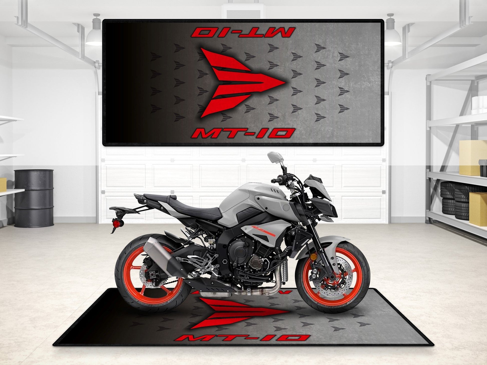 MPM Motorcycle Mat for Yamaha MT-10 Ice Fluo - MM7312 - Howling Moto