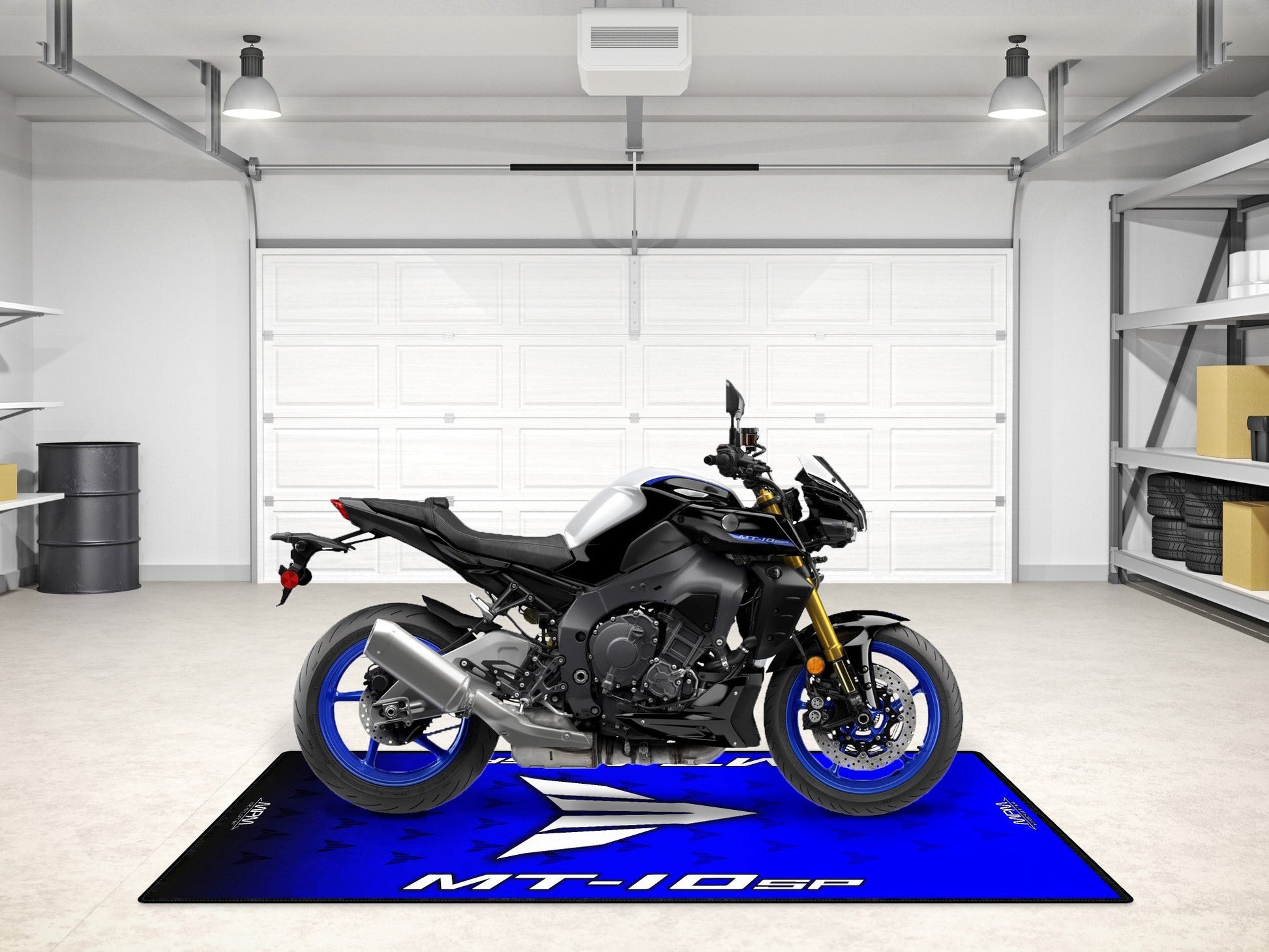 Designed Pit Mat for Yamaha MT-10SP Motorcycle - MM7116 - Howling Moto