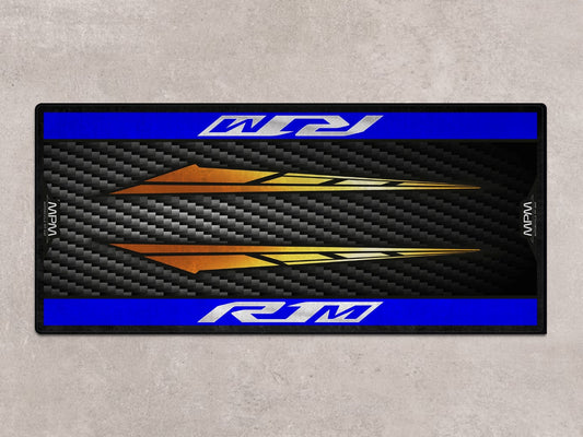 Designed Pit Mat for Yamaha R1M Motorcycle - MM7112 - Howling Moto