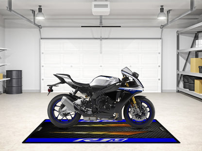 Designed Pit Mat for Yamaha R1M Motorcycle - MM7112 - Howling Moto