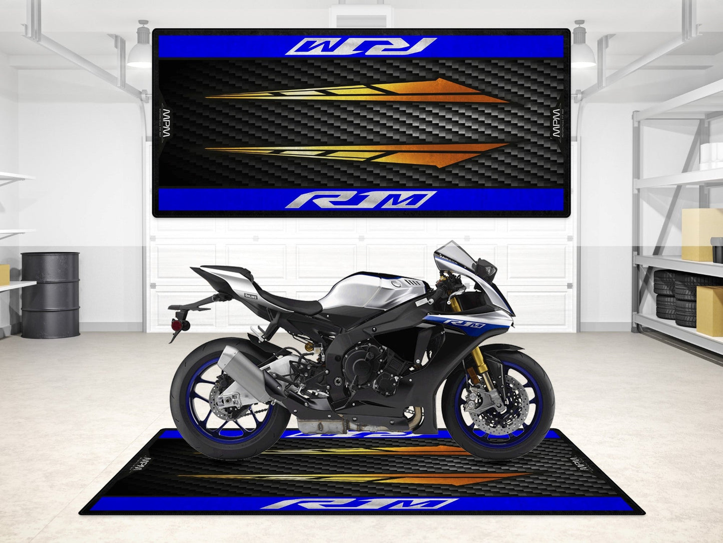 MPM Motorcycle Mat for Yamaha R1M - MM7112 - Howling Moto