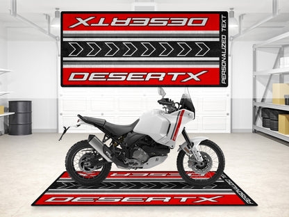 Designed Pit Mat for Ducati DesertX Motorcycle - MM7168 - Howling Moto