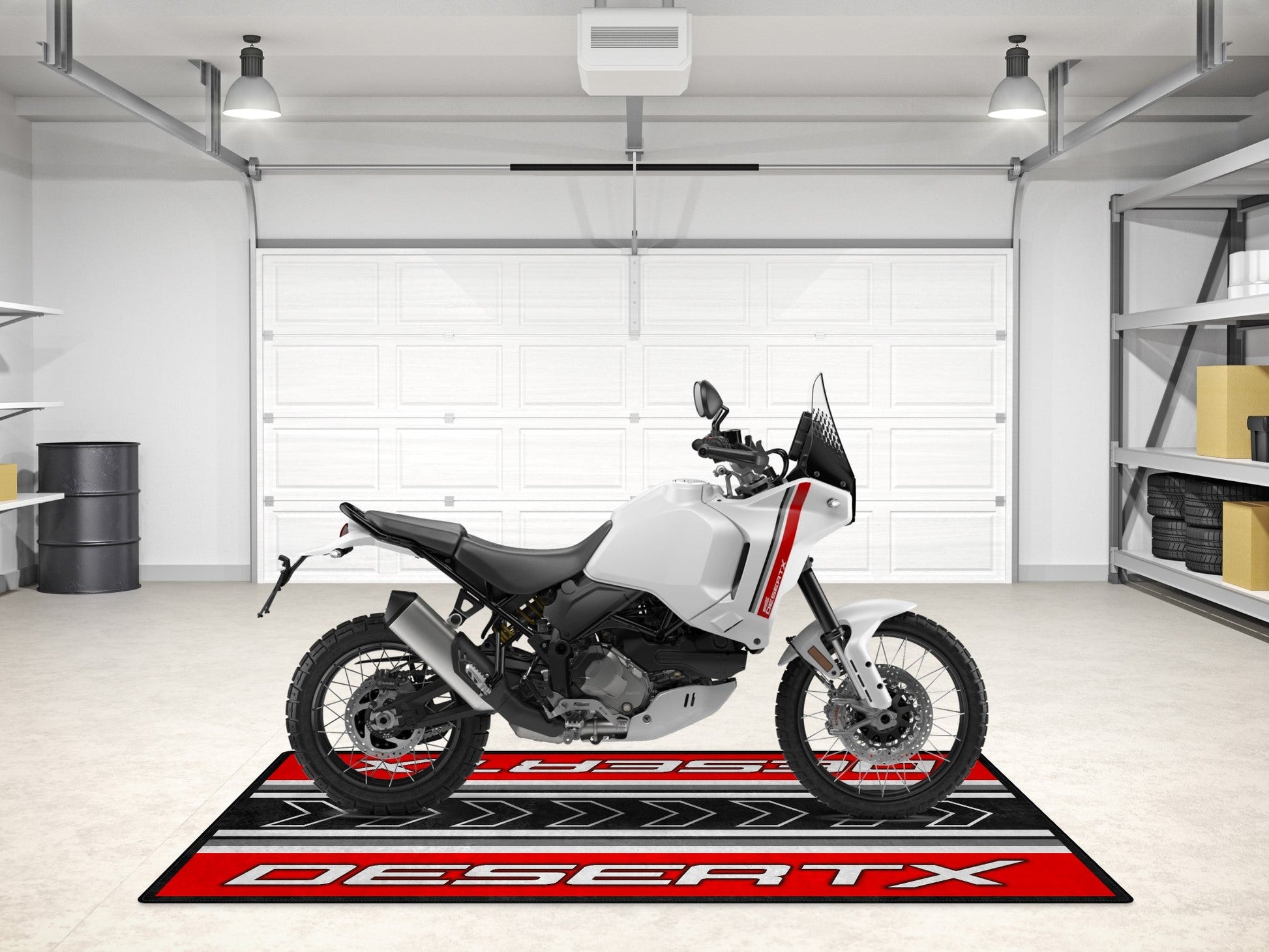 Designed Pit Mat for Ducati DesertX Motorcycle - MM7168 - Howling Moto