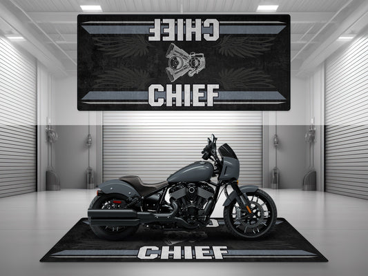MPM Motorcycle Mat for Indian Sport Chief - MM7325 - Howling Moto