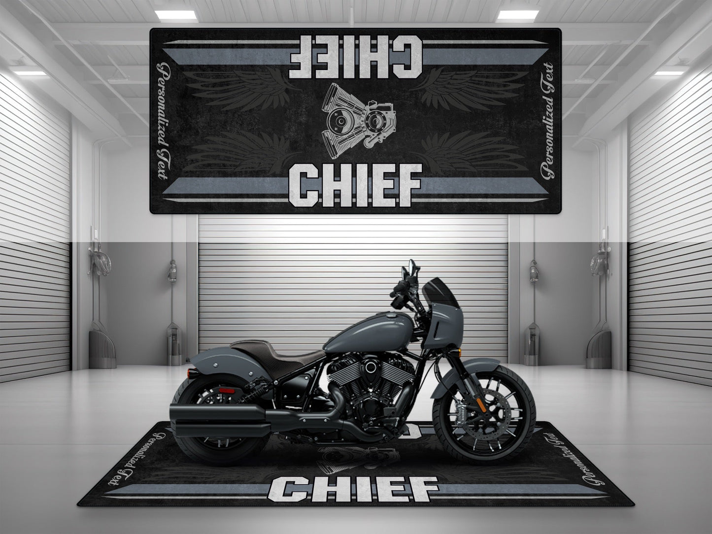 MPM Motorcycle Mat for Indian Sport Chief - MM7325 - Howling Moto