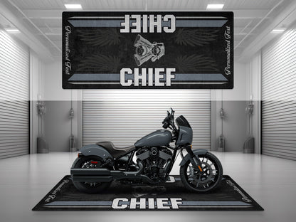MPM Motorcycle Mat for Indian Sport Chief - MM7325 - Howling Moto