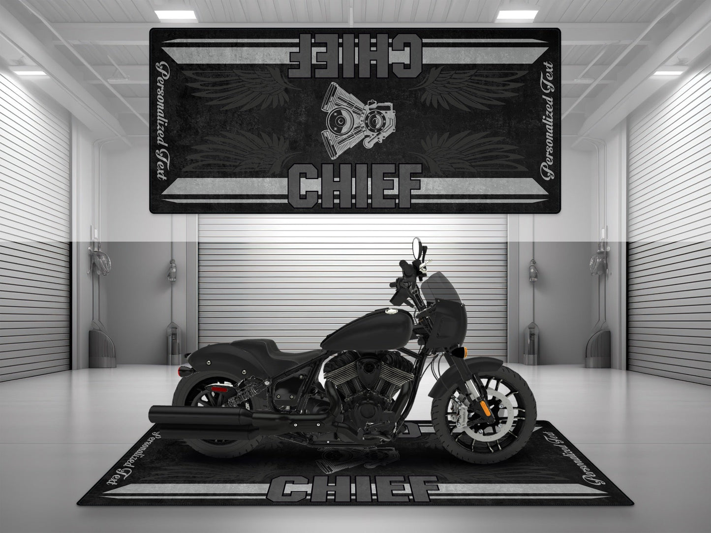 MPM Motorcycle Mat for Indian Sport Chief - MM7325 - Howling Moto