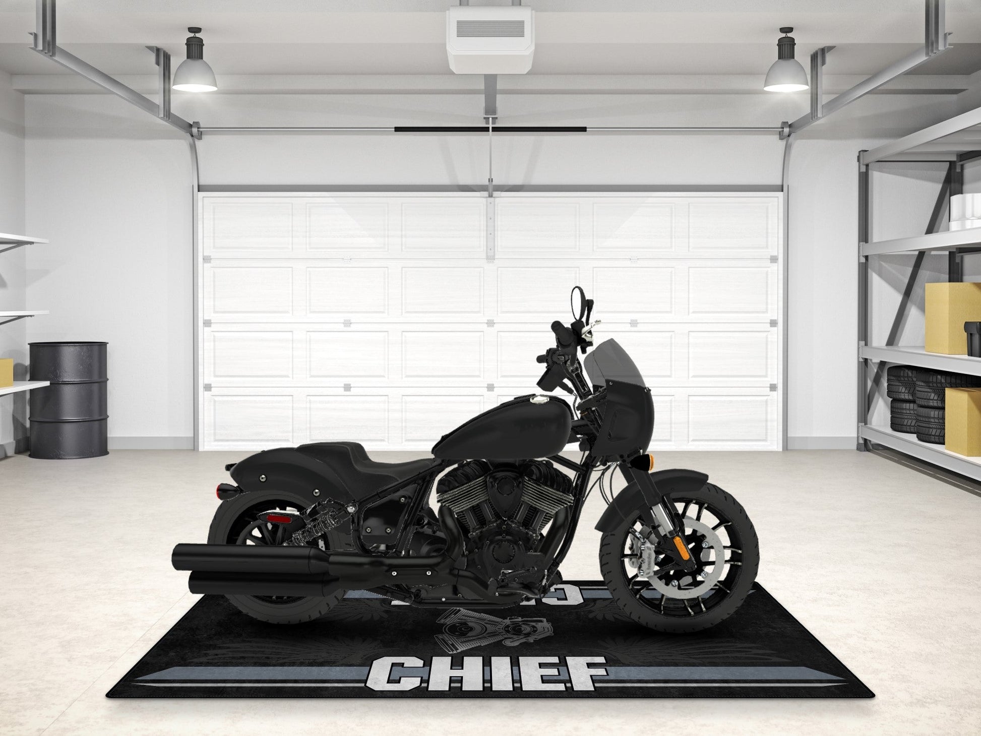 MPM Motorcycle Mat for Indian Sport Chief - MM7325 - Howling Moto