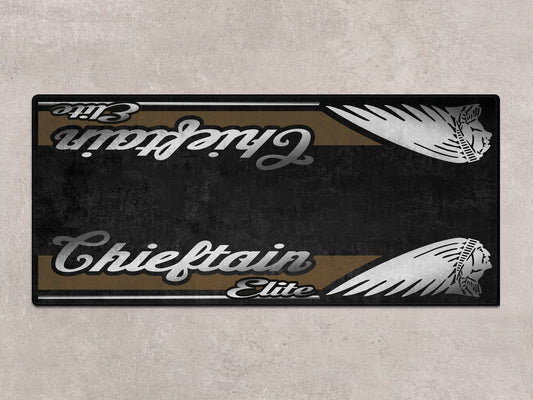 Designed Pit Mat for Indian Chieftain Elite Motorcycle - MM7330 - Howling Moto