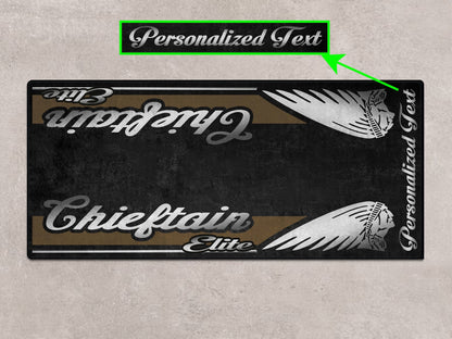Designed Pit Mat for Indian Chieftain Elite Motorcycle - MM7330 - Howling Moto