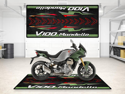 MPM Motorcycle Mat for Moto Guzzi V100 Mandello - MM7206 - Howling Moto