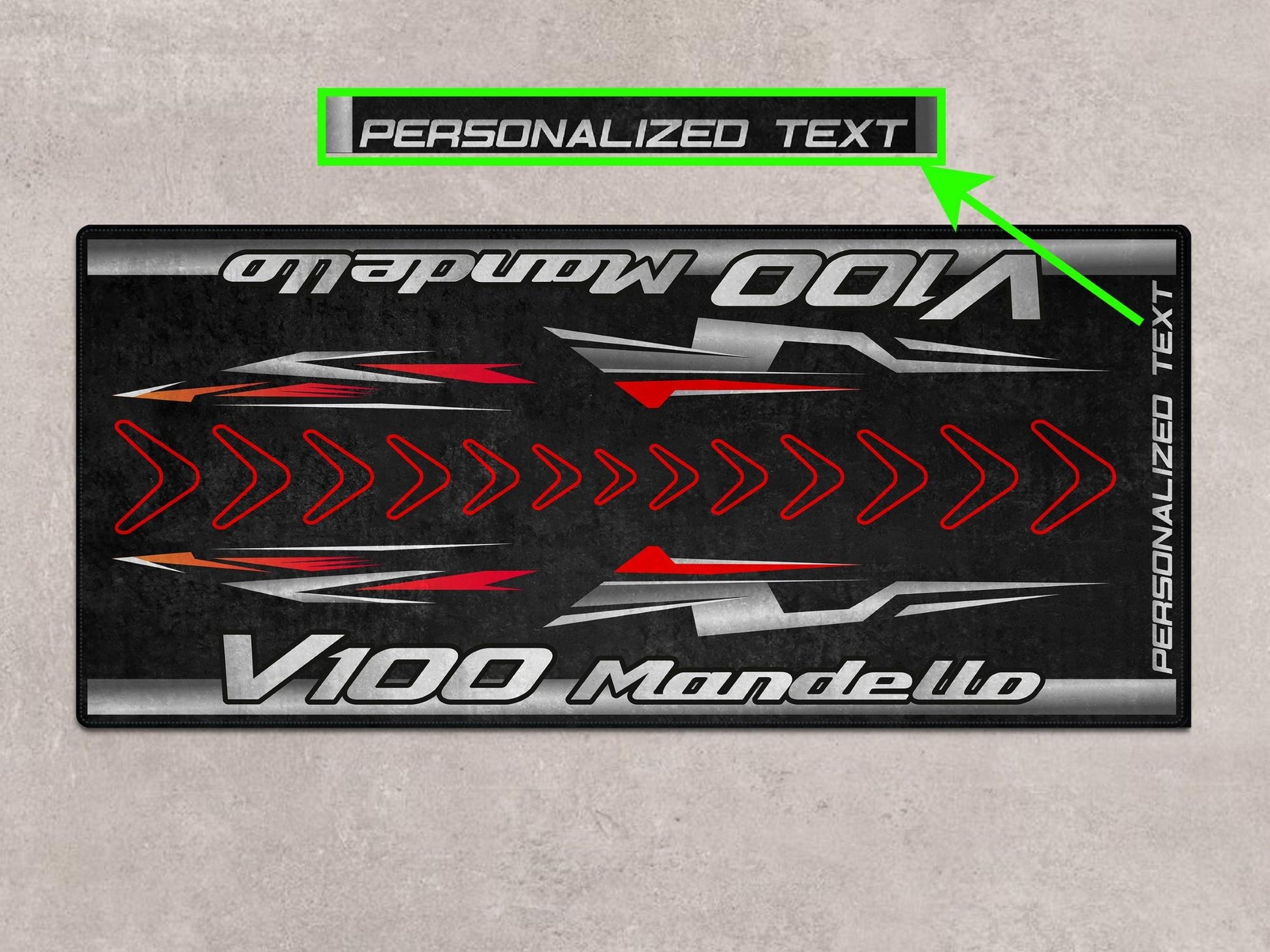MPM Motorcycle Mat for Moto Guzzi V100 Mandello - MM7206 - Howling Moto
