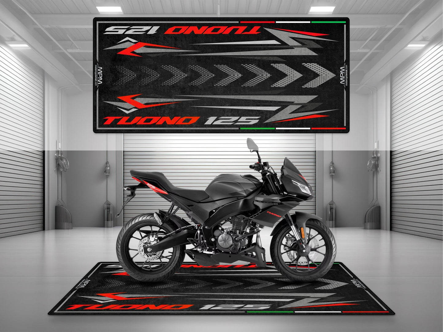 MPM Motorcycle Mat for Aprilia Tuono 125 - MM4160 - Howling Moto