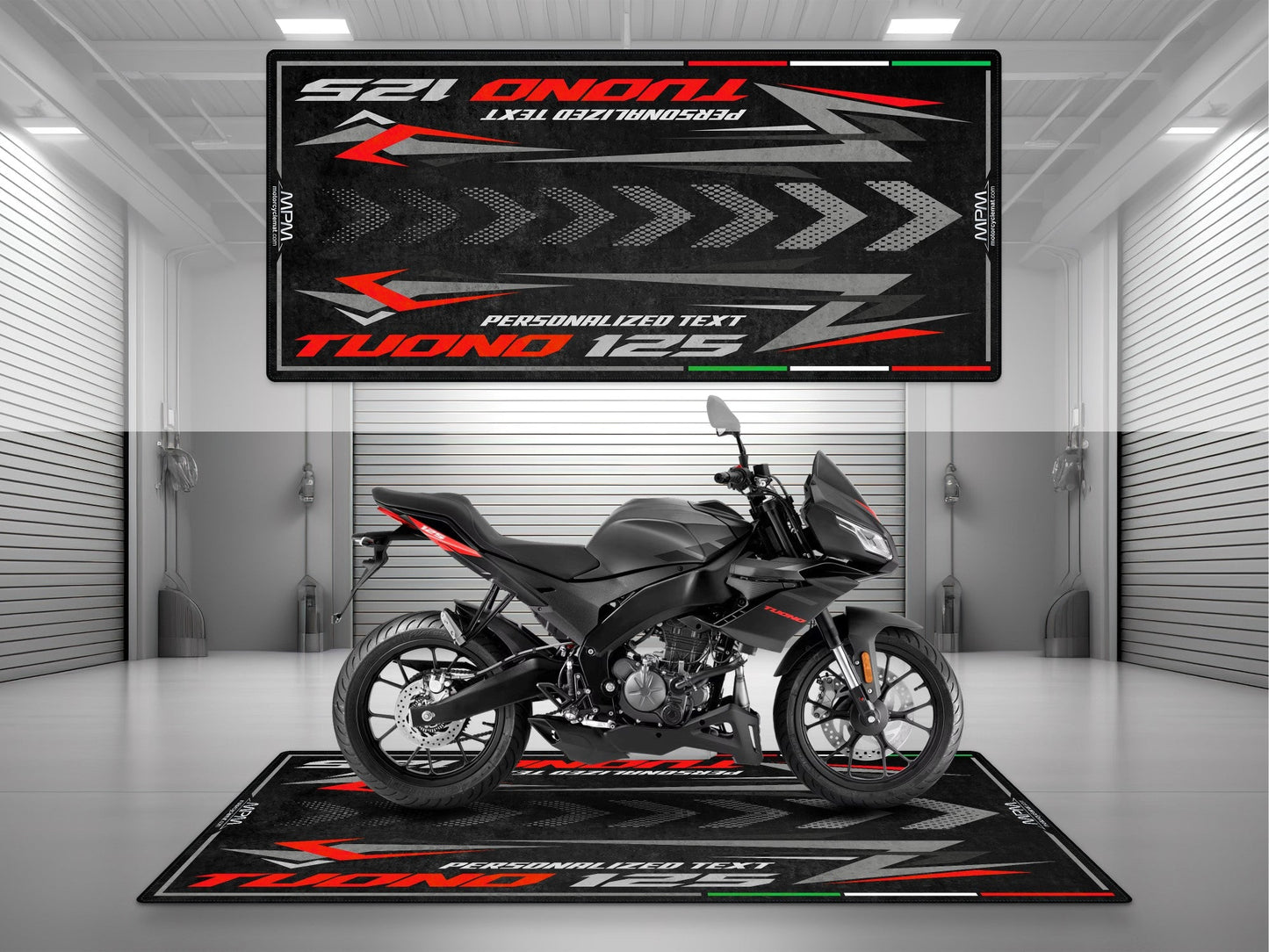 MPM Motorcycle Mat for Aprilia Tuono 125 - MM4160 - Howling Moto