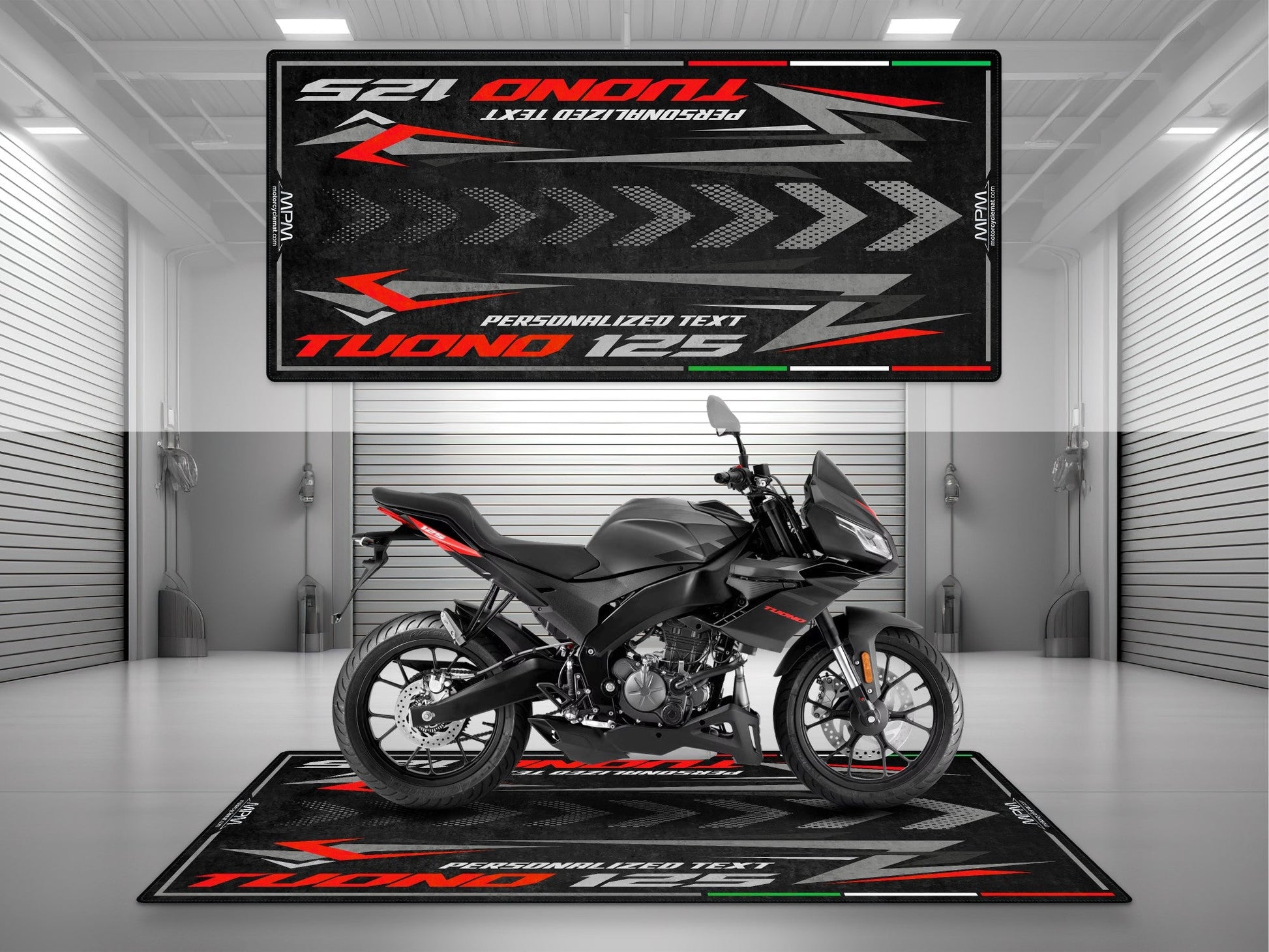 MPM Motorcycle Mat for Aprilia Tuono 125 - MM4160 - Howling Moto