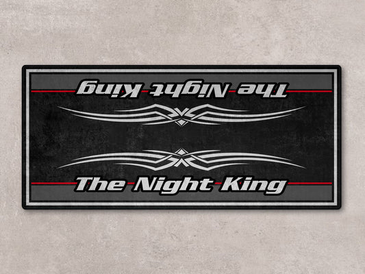 Motorcycle Mat for Cruiser Motorcycle "The Night King" - MM7300 - Howling Moto