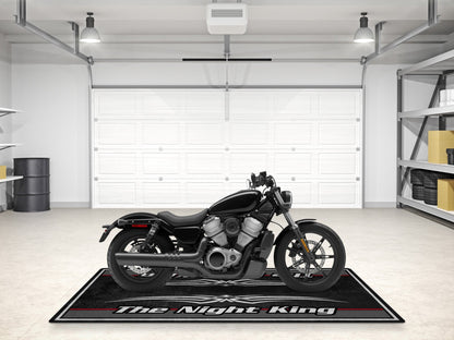 Motorcycle Mat for Cruiser Motorcycle "The Night King" - MM7300 - Howling Moto