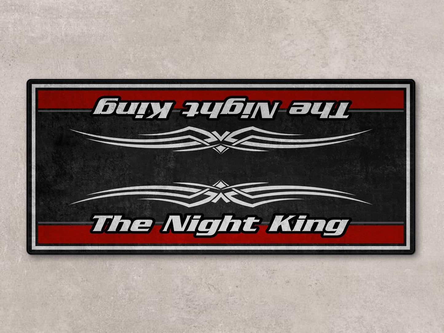 Motorcycle Mat for Cruiser Motorcycle "The Night King" - MM7300 - Howling Moto