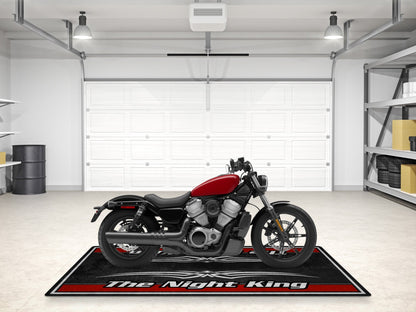 Motorcycle Mat for Cruiser Motorcycle "The Night King" - MM7300 - Howling Moto