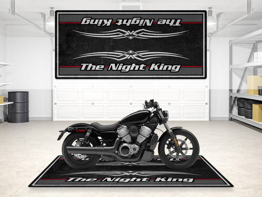 MPM Motorcycle Mat for Cruiser Motorcycle "The Night King" - MM7300 - Howling Moto