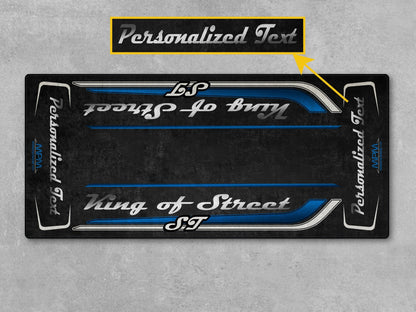 Motorcycle Mat for Cruiser Motorcycle "King of Street ST" - MM7348 - Howling Moto