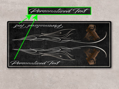 Designed Pit Mat for Cruiser Motorcycle "King of the V-Twins" - MM7302 - Howling Moto