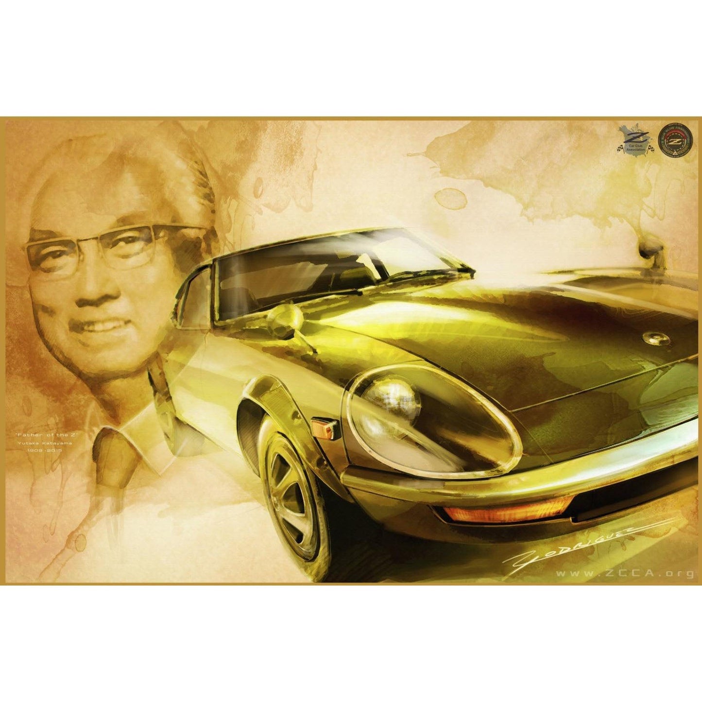 ZCON 2015 "Mr. K with G-Nose" FairladyZ Poster, Memphis, TN Event, 24" x 36" Size - Howling Moto