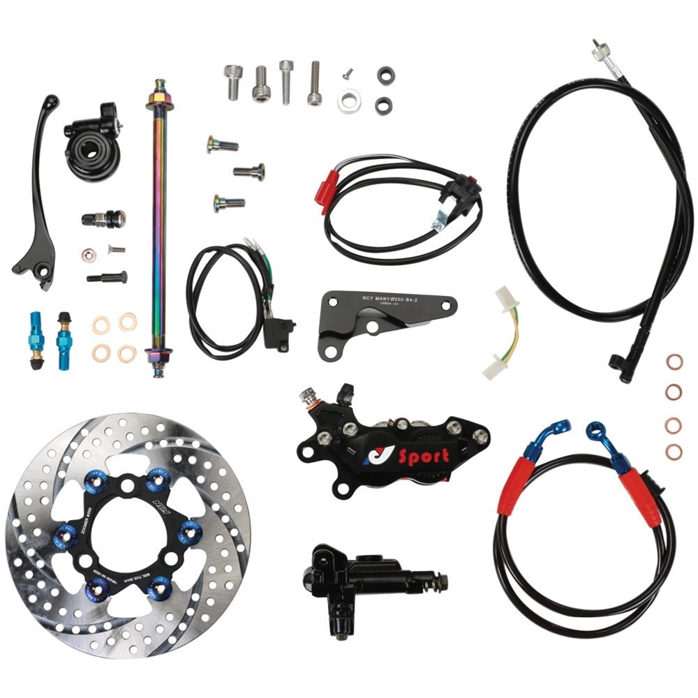 NCY "Slammed" Disk Brake Kit For Honda Ruckus & Metropolitan - Howling Moto