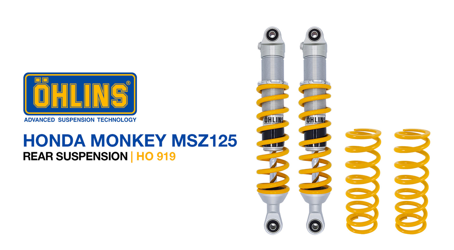 OHLINS HO919 SHOCKS FOR HONDA MONKEY - Howling Moto