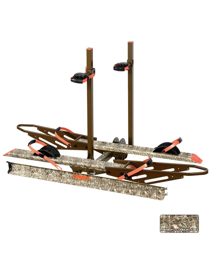 Camo 2-Bike Hitch E-bike Rack with Ramp - Howling Moto