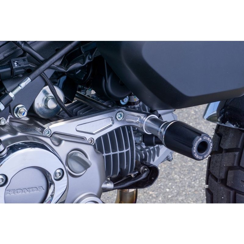 OVER RACING ENGINE SLIDER KIT -BLACK ANODIZE FOR 2022+ HONDA MONKEY - Howling Moto