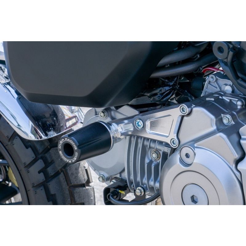 OVER RACING ENGINE SLIDER KIT -BLACK ANODIZE FOR 2022+ HONDA MONKEY - Howling Moto