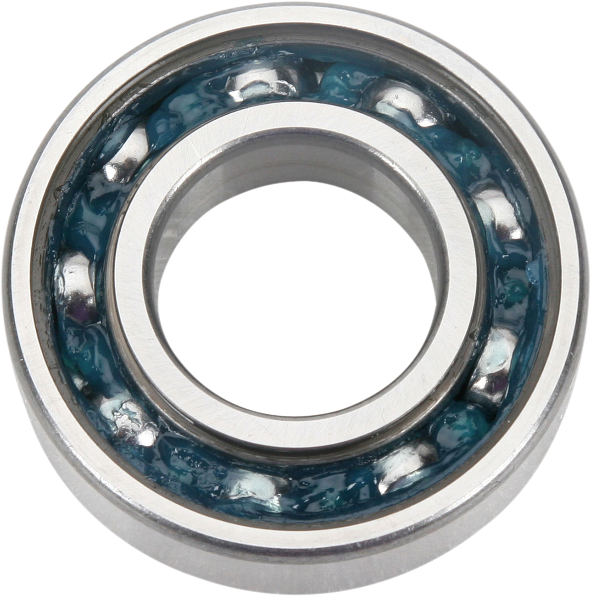 Parts Unlimited 6205RS single bearing, 25x52x15mm, showing the metal bearing with smooth surface and internal race for reliable performance.