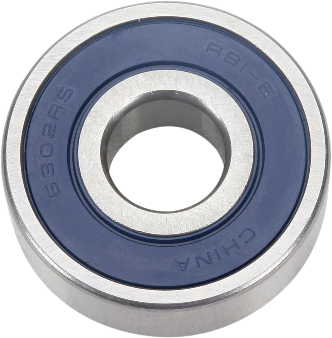 Parts Unlimited 6302-2RS wheel bearing with double seal, 15x42x13 size, shown in a close-up view highlighting the bearing's double seal design.
