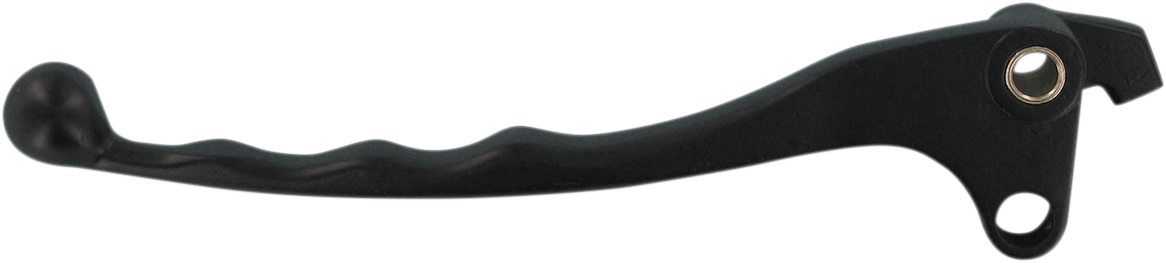 Black replacement clutch lever for motorcycles by PARTS UNLIMITED, model L99-51932, designed for easy installation and reliable performance.