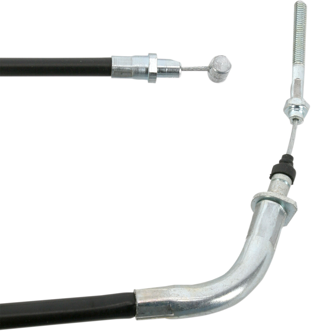Parts Unlimited black vinyl brake cable for Yamaha 2XJ-26361-00, used for motorcycle braking systems.