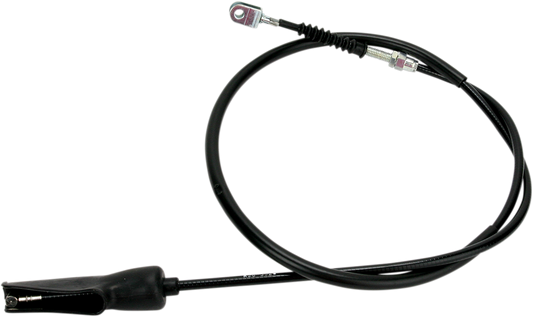 Parts Unlimited black vinyl brake cable for Yamaha, durable and flexible, designed for reliable brake system performance.