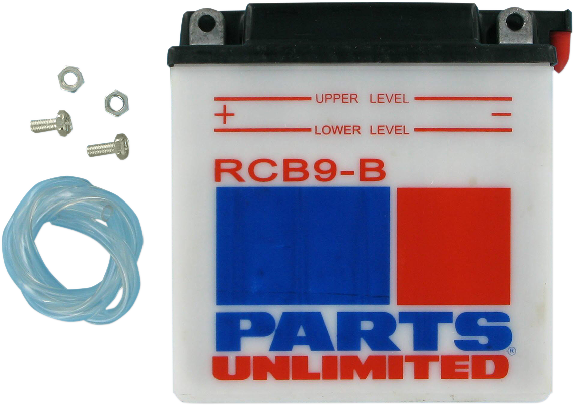 PARTS UNLIMITED, Parts Unlimited Heavy-Duty Battery YB9-B CB9-B for High Performance Power