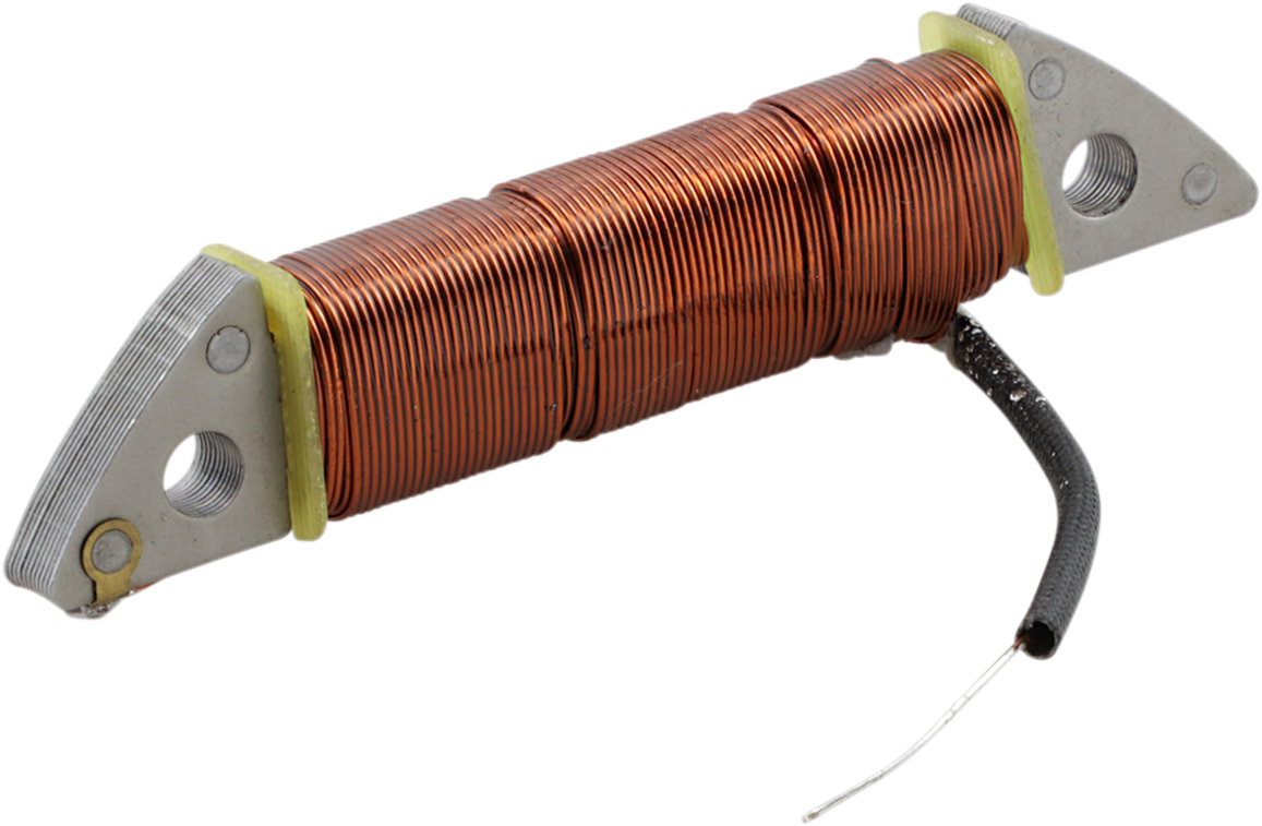 Parts Unlimited internal ignition coil IGN-104 for Arctic Cat and Polaris, showing the compact coil with electrical connections.