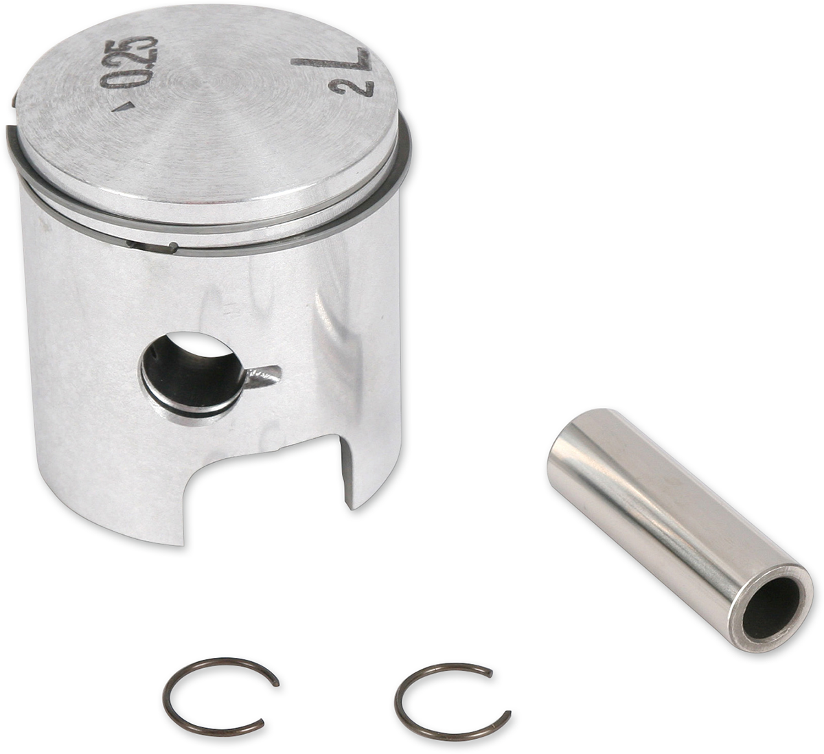 Parts Unlimited piston assembly for John Deere 8041-1, 66 mm high-performance engine replacement showing piston components.
