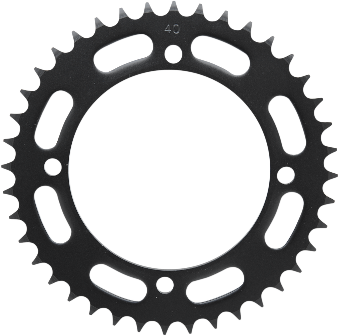 Parts Unlimited rear sprocket with 40 teeth for Yamaha 5Y1-25440-20, showing the metal sprocket with teeth and mounting hole.