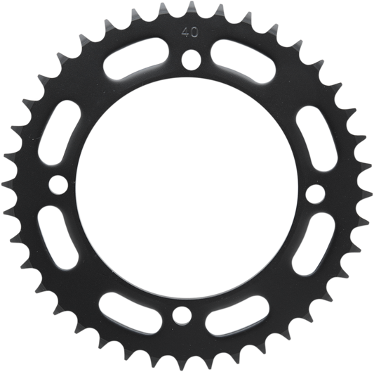Parts Unlimited rear sprocket with 40 teeth for Yamaha 5Y1-25440-20, showing the metal sprocket with teeth and mounting hole.