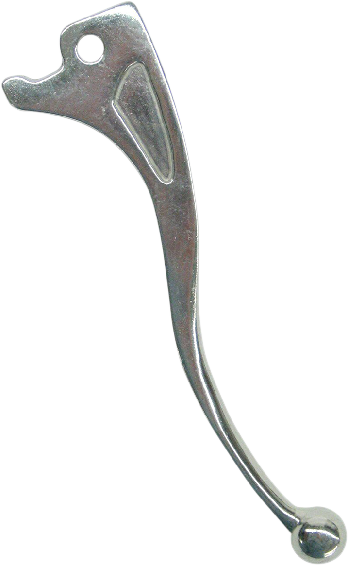 Parts Unlimited polished replacement brake lever for motorcycles, model 5LP-83922-00, featuring a sleek, durable design.