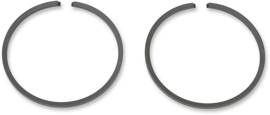 Parts Unlimited Ring Set R09-661-2 for piston replacement, featuring metal rings with grooves and sealing edges.