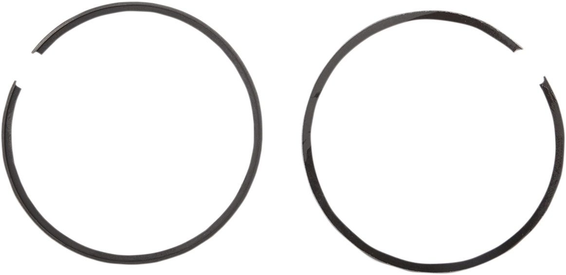 Parts Unlimited Ring Set R09-741 for piston replacement, showing various engine piston rings on a white background.