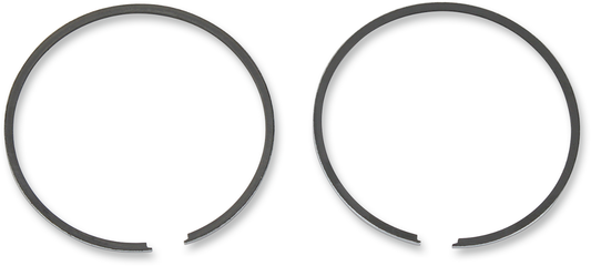Parts Unlimited ring set R09-774X for piston replacement, showing close-up of metal piston rings on a white background.