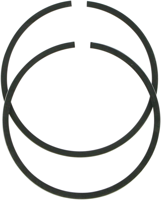 Parts Unlimited ring set R09-8102 for piston replacement, showing metal piston rings in a close-up image.