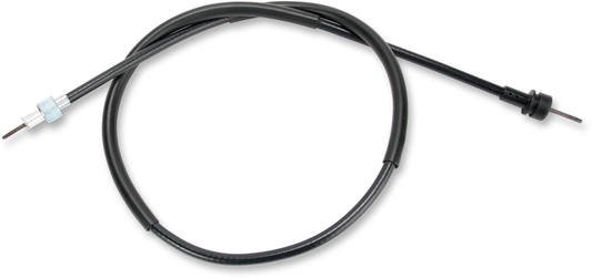 Parts Unlimited speedometer cable for DT, XS, XT motorcycles, part #5Y1-83550-00, showing the flexible cable with connectors.