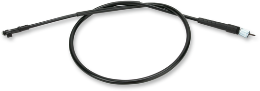 Parts Unlimited speedometer cable for Honda 44830-ME1-0670, motorcycle part with metal and rubber components.