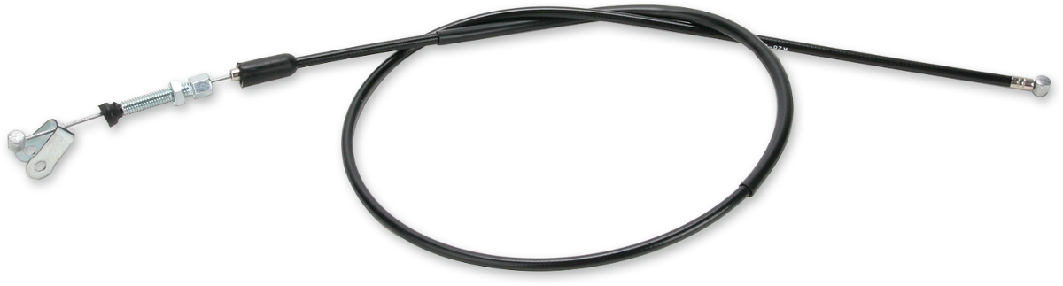 Parts Unlimited vinyl clutch cable for Suzuki, model 58200-46002, shown with black vinyl coating and metal fittings.